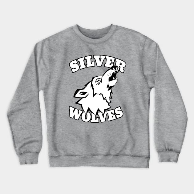 Silver Wolves mascot Crewneck Sweatshirt by Generic Mascots